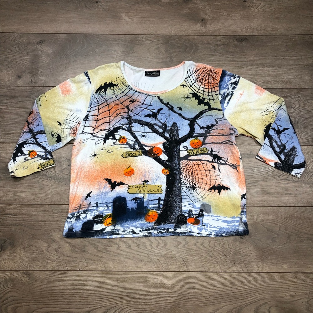 Jane Ashley Halloween Themed Shirt